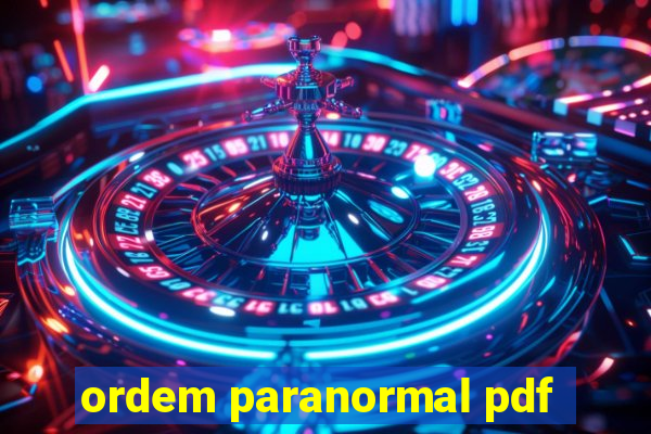 ordem paranormal pdf